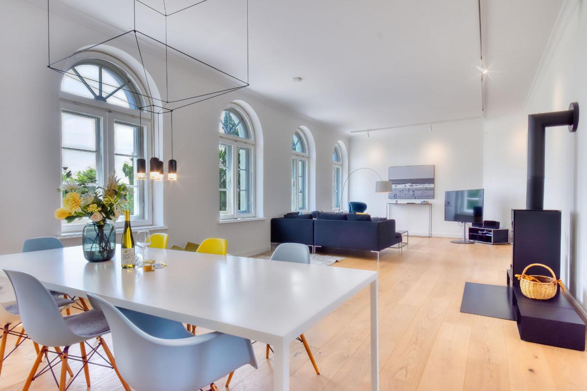 Ferienwohnung Fuerst Malte Loft I Design & Pool Putbus Dış mekan fotoğraf