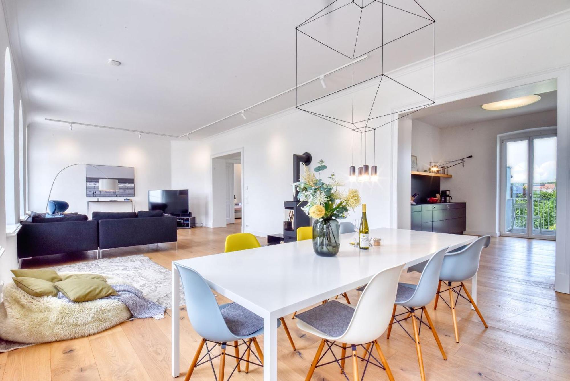 Ferienwohnung Fuerst Malte Loft I Design & Pool Putbus Dış mekan fotoğraf